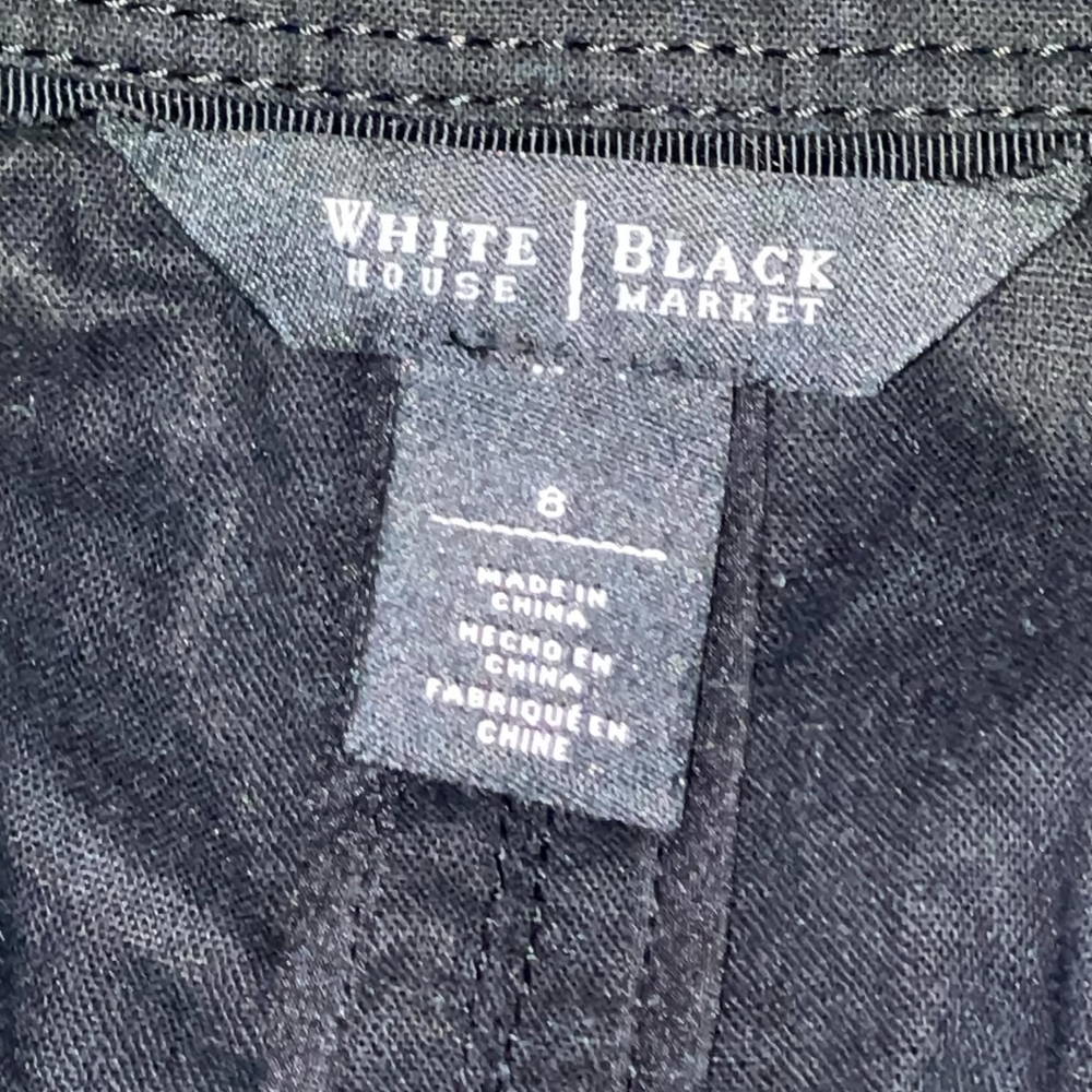 White house black market black cardigan jacket size 8 - Picture 4 of 4